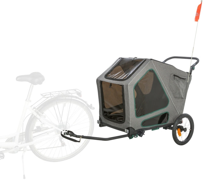 Fahrrad-Anhänger – für große Hunde mit Federung – Bild 2
