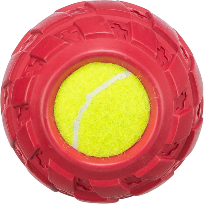 Tennisball für Hunde – im Reifen, 7,5 cm – Bild 2