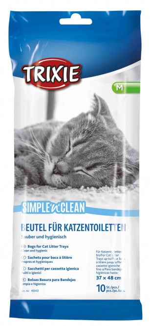 Toilettenbeutel für Katzen – 10 bis 37 x 48 cm