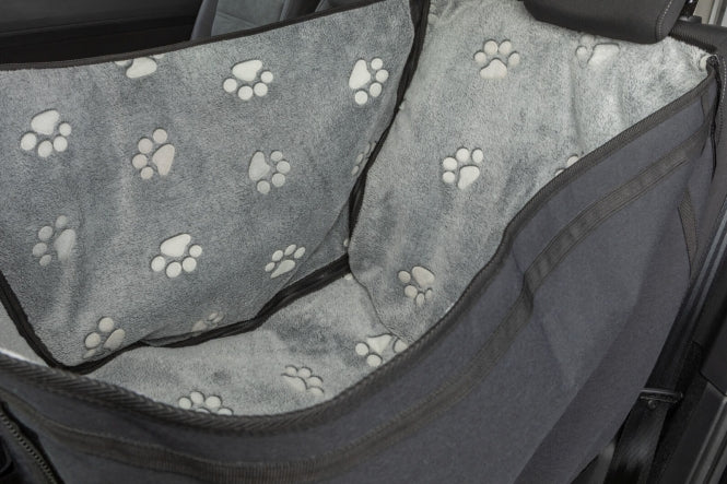 Auto-Schondecke für Hunde – halb, grau/schwarz – Bild 4