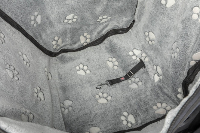 Auto-Schondecke für Hunde – halb, grau/schwarz – Bild 6
