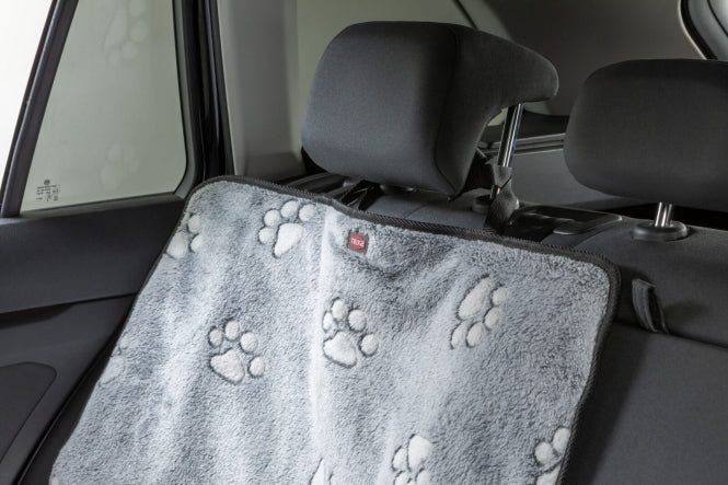 Auto-Schondecke für Hunde – schmal, grau/schwarz – Bild 4