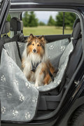 Auto-Schondecke für Hunde halb, grau/schwarz | Trixie