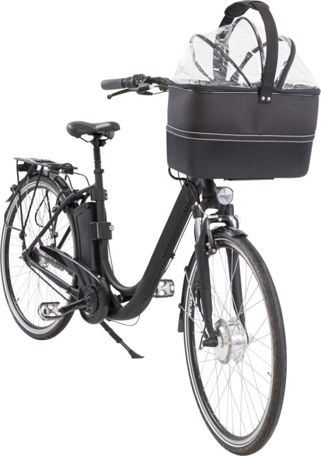 Front-Fahrradkorb für Hunde – mit Netzhaube – Bild 2