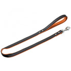 Hundeleine – Rodeo genietet, 22mm 100cm, schwarz/cognac