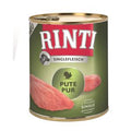 Hundenassfutter Singlefleisch Exclusive Pute Pur 800g, 6er Pack | Rinti