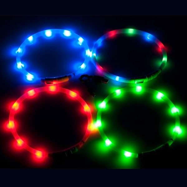Leuchthalsband für Hunde – Visio Light LED-Leuchtschlauch mit USB – Bild 7