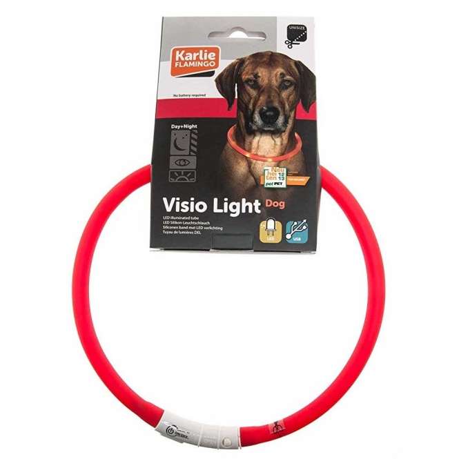 Leuchthalsband für Hunde – Visio Light LED-Leuchtschlauch mit USB – Bild 10