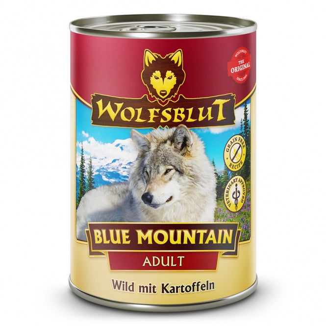 Hundenassfutter Dose Blue Mountain 395g, 6er Pack | Wolfsblut
