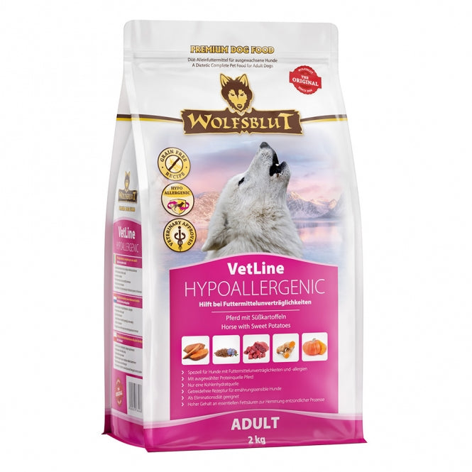 Hundetrockenfutter VetLine Hypoallergenic | Wolfsblut