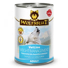 Hundenassfutter Dose VetLine Weight Management 395g, 6er Pack – Wolfsblut