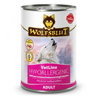 Hundenassfutter Dose VetLine Hypoallergenic 395g, 6er Pack – Wolfsblut