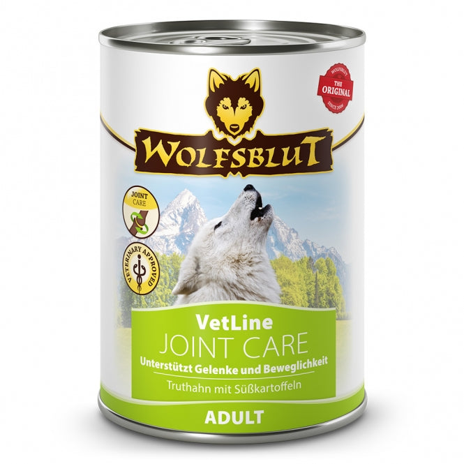 Hundenassfutter Dose VetLine Joint Care 395g, 6er Pack – Wolfsblut