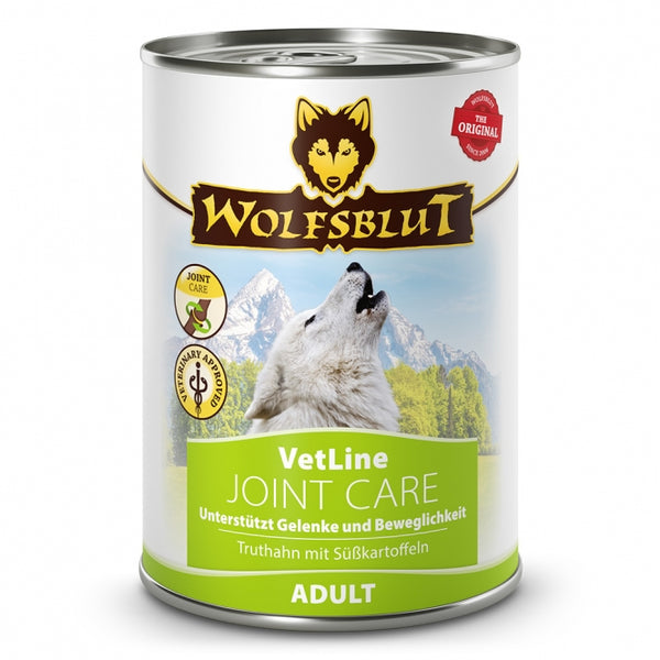 Hundenassfutter Dose VetLine Joint Care 395g, 6er Pack – Wolfsblut