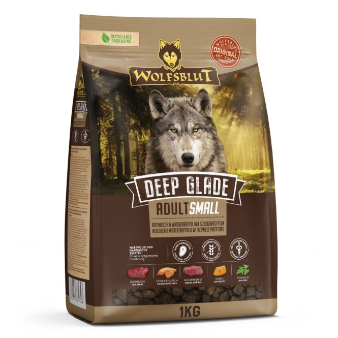 Hundetrockenfutter Deep Glade Small Breed, 1 kg – Wolfsblut