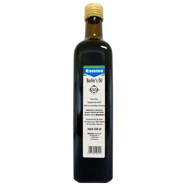 BARF Ergänzung für Hunde Barfers Oil 500 ml – Canina Pharma