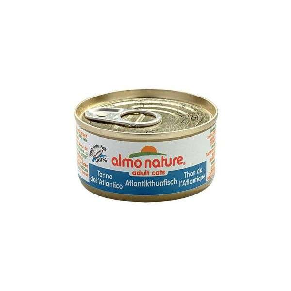 Katzennassfutter HFC Natural Atlantikthunfisch 70g, 24er Pack – Almo Nature
