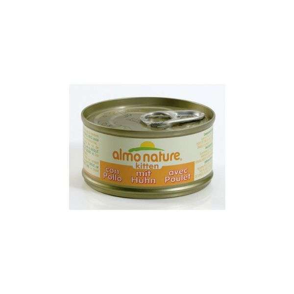 Katzennassfutter HFC Natural Kitten Huhn 70g, 24er Pack – Almo Nature