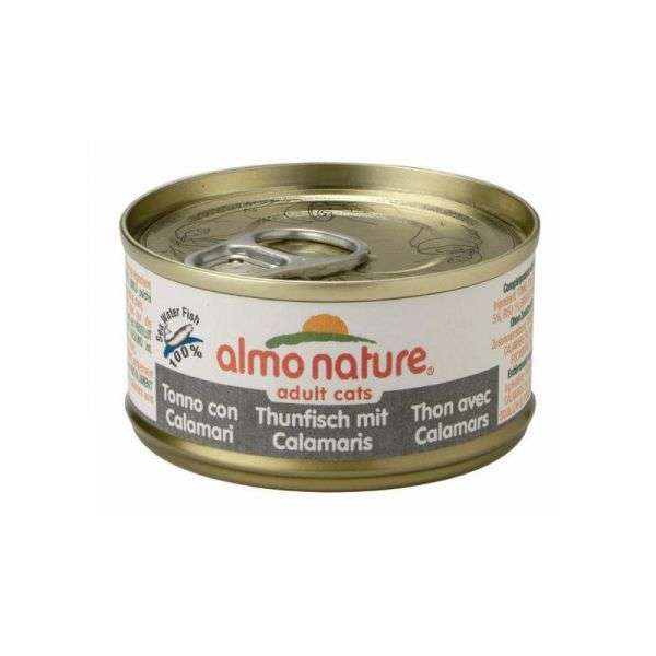 Katzennassfutter HFC Jelly Thunfisch mit Calamaris 70g, 24er Pack – Almo Nature