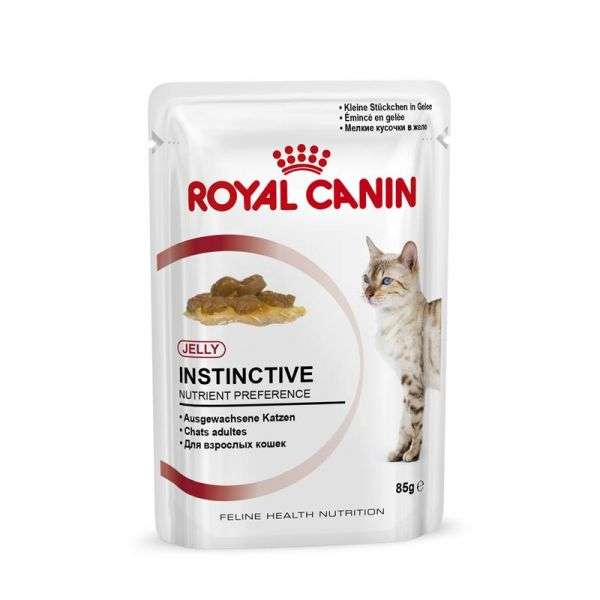 Frischebeutel für Katzen Instinctive in Gelee Multipack 12x85g – Royal Canin Cat