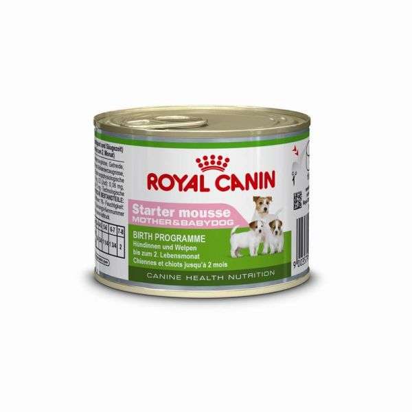 Hundenassfutter Dose Starter Mousse 195g, 12er Pack – Royal Canin Dog