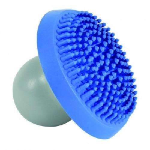 Massagebürste für Hunde – Shampoo- und blau/grau