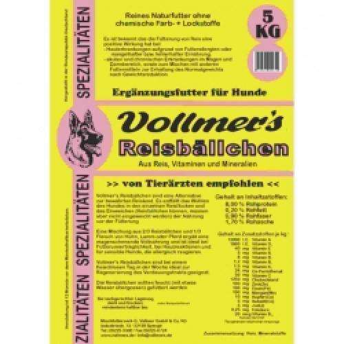 Hundetrockenfutter Reisbällchen – Vollmers
