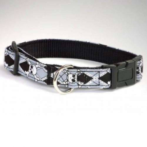 Hundeleine – Halsung Krazy Scull, XS: 22, 35 cm Breite: 1 cm