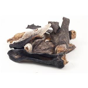 Hundeleckerli Ziegenohren mit Fell 100g | Classic Dog